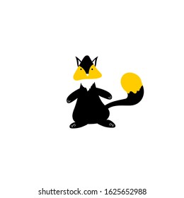 Cute fox. Animals illustration. Animal print - Vector