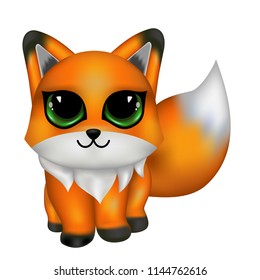 Cute fox cartoon