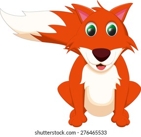 cute fox cartoon