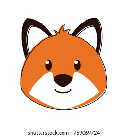 Cute fox cartoon