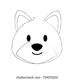 Cute fox cartoon