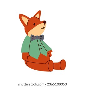 Cute fox cub, plush toy for boys and girls.