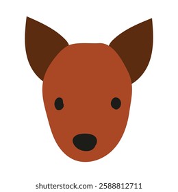 cute fox face icon image vector illustration design  black and white