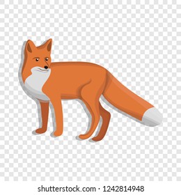 Cute fox icon. Cartoon of cute fox vector icon for web design  