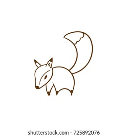 cute fox illustration