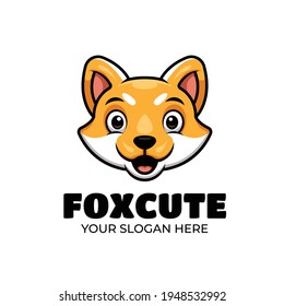 Cute Fox Mascot Creatives Animal Logo 