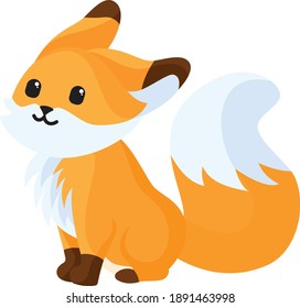 Caracteres de zorros. Ilustración del vector 
