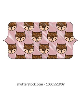 cute foxes design