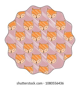 cute foxes design