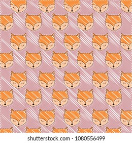 cute foxes design