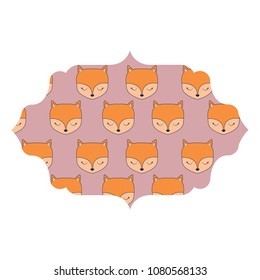 cute foxes design