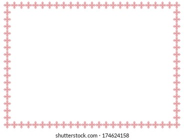 Cute frame for certificates, diplomas, contracts etc
