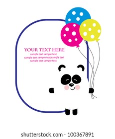 cute frame design. vector illustration