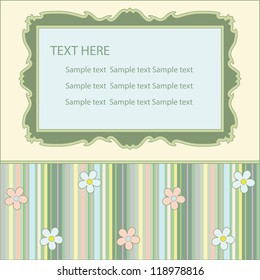 cute frame design. vector illustration