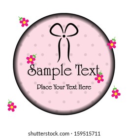 cute frame design. vector illustration