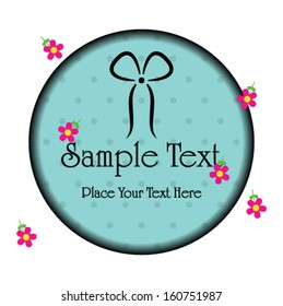 cute frame design. vector illustration
