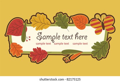 cute frame design. vector illustration