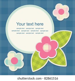 cute frame design. vector illustration