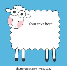 cute frame design. vector illustration