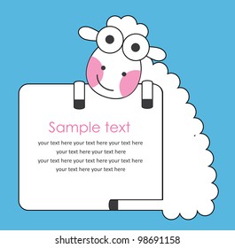 cute frame design. vector illustration