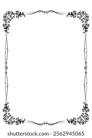 Cute frame floral template design