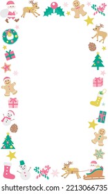 Ilustración de marco de la Navidad.