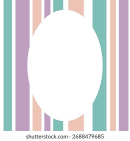 El marco lindo exhibe el Fondo de pantalla de Plantilla de los patrones geométricos de la raya del equilibrio de las tiras coloridas del patrón del color pastel.