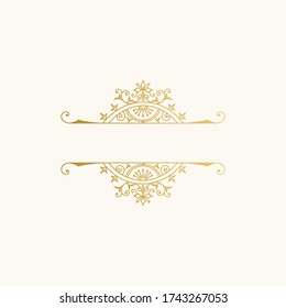 Marco de corte con diseño de vintage único. Ilustración aislada del vector.