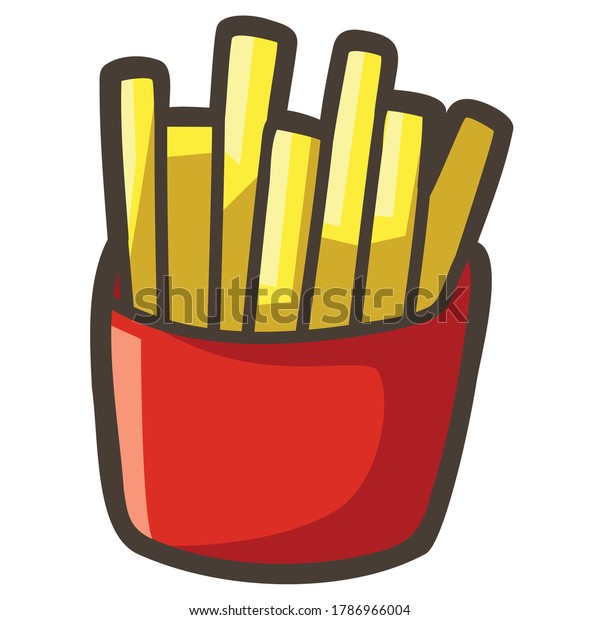 Featured image of post Cute Fries Clipart Happy smiling funny cute burger and french fries friends 15350991