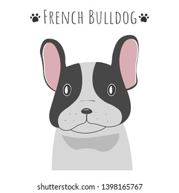 Handsome Black French Bulldog Logo This Stock Vector (Royalty Free ...