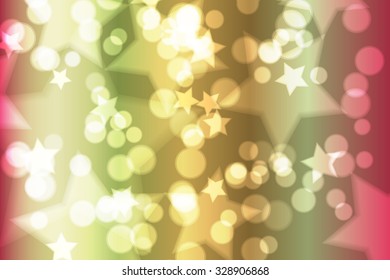 cute and fresh star bokeh and glitter or sparkle background