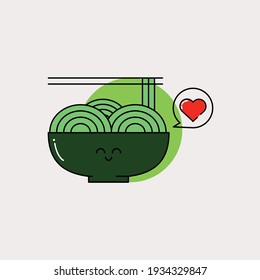 Fideicomiso frito lindo Ilustración,icono de la cara de amor. icono del vector de comida símbolo moderno y sencillo para el gráfico en estilo de diseño plano de moda.