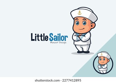 Cute Friendly Sailor Mascot Design