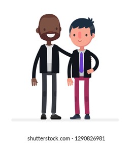 Cute Friends vector illustration