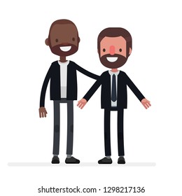 Cute Friends vector illustration