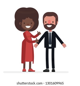Cute Friends vector illustration