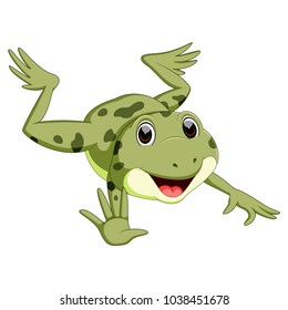 cute frog cartoon