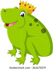 Cute frog cartoon
