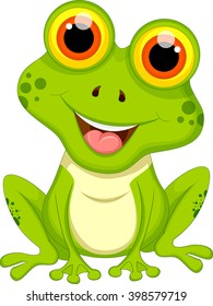 cute frog cartoon