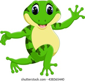 Cute Lizard Cartoon Stock Vector (Royalty Free) 330609056