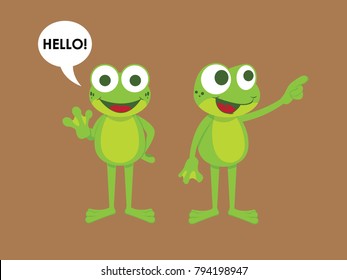 Cute Frog Cartoon