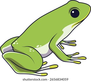 Ilustração Vetorial de Sapo Bonito