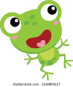 Cute Frog Clipart Vector Animal Wildlife