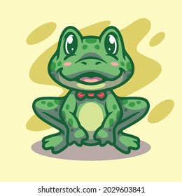 Cute Frosch Maskottentechnik