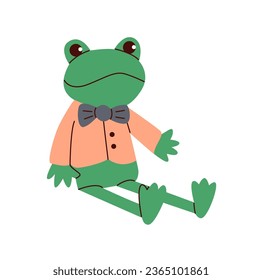 Cute frog, plush toy for boys and girls.