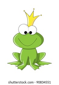 Cute frog princess or prince
