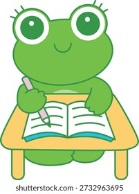 Cute Frog sticker icon