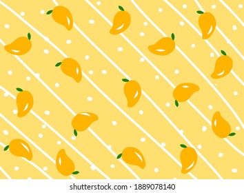 
Cute fruit background vector picture.