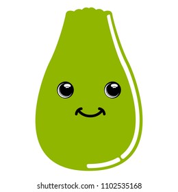 Cute fruit emoticon