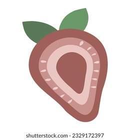 Cute Fruit Illustration Element Vector Icon